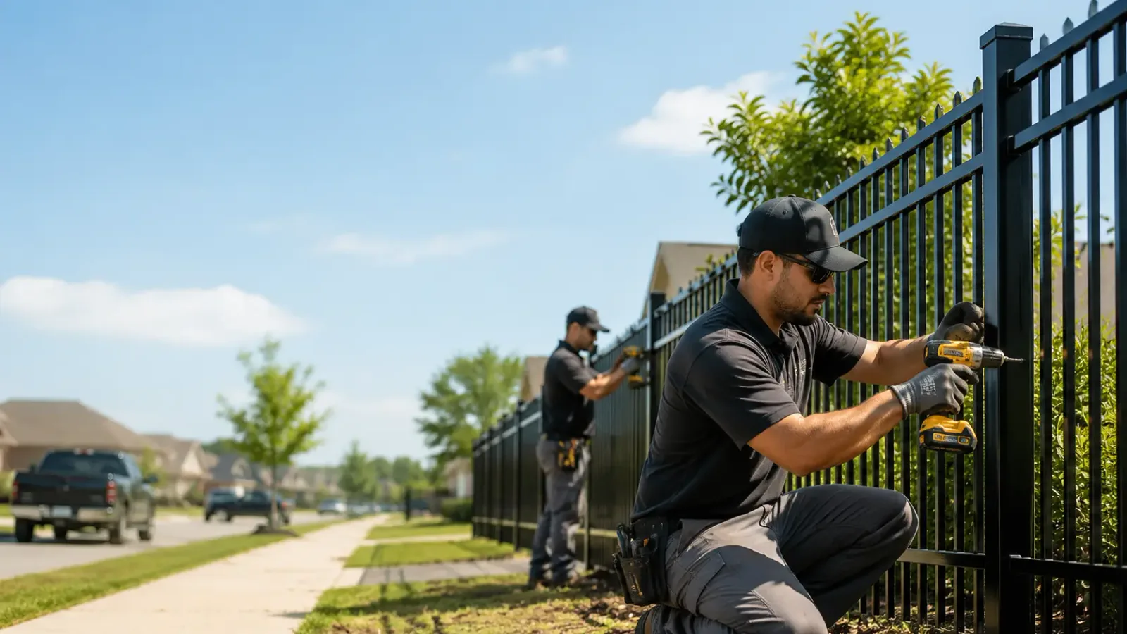 Metal Fence Installation in Mobile, AL